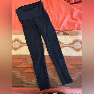 Isabel by Ingrid & Isabel Black Ribbed Maternity Leggings